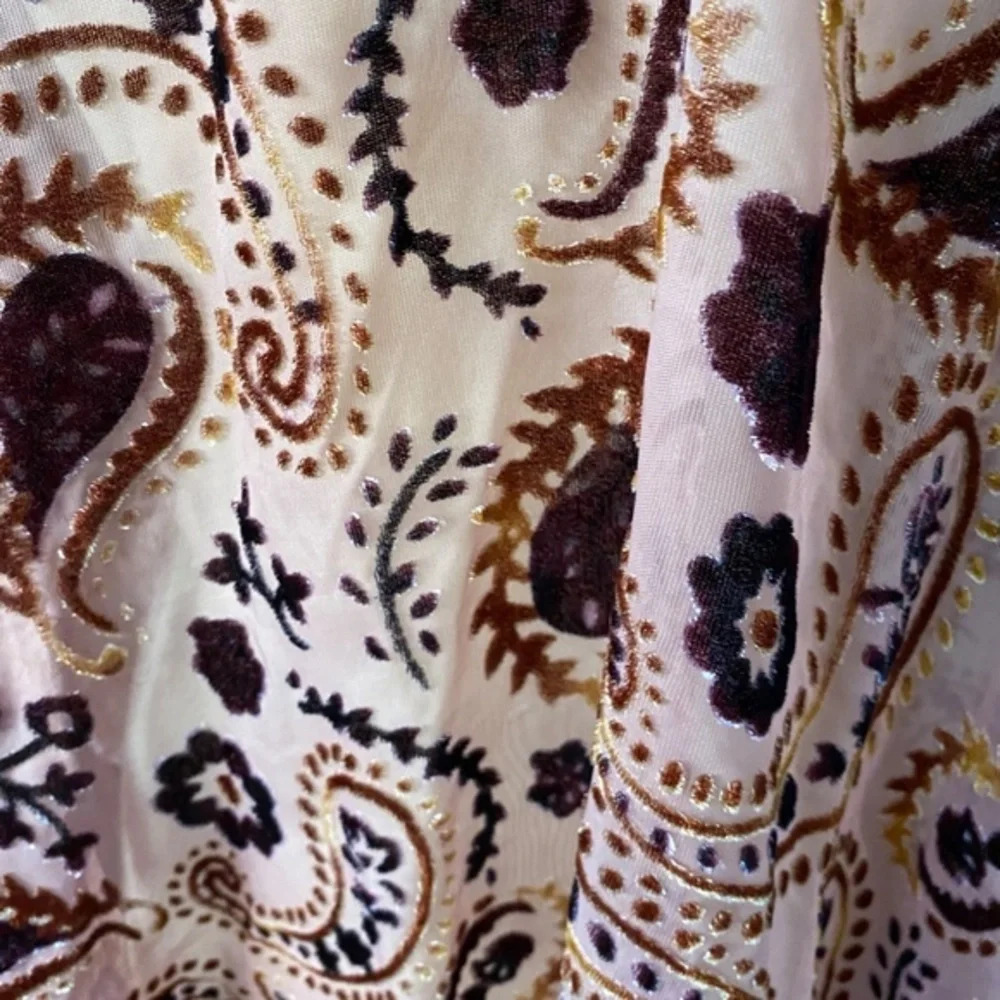 Japna Velvet Burnout Kimono Small - Picture 6 of 9